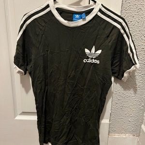 Adidas army green shirt